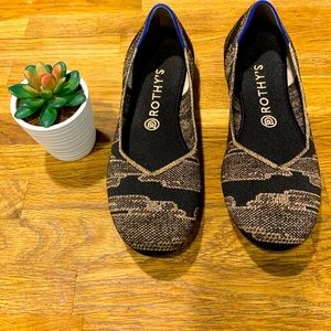 Rothy’s Golden Shimmer The Flat 10 Never Worn